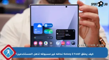 كيف يحقق Galaxy Z Fold7 نحافة غير مسبوقة تذهل المستخدمين؟